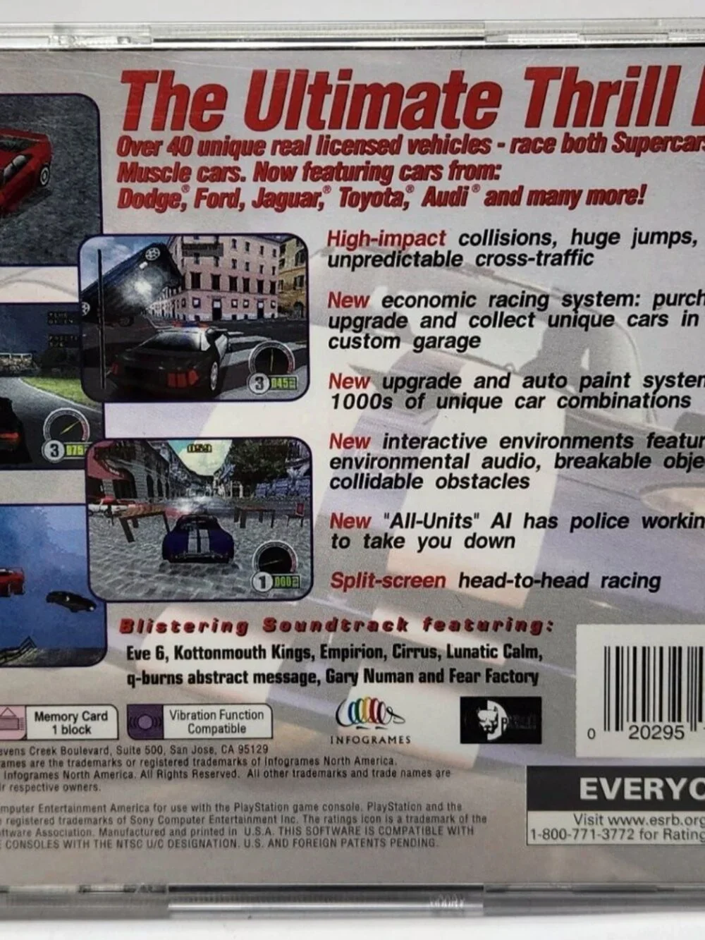 Test Drive 6 PS1 CIB Complete /w Manual Black Label PlayStation 1 Game - Tested